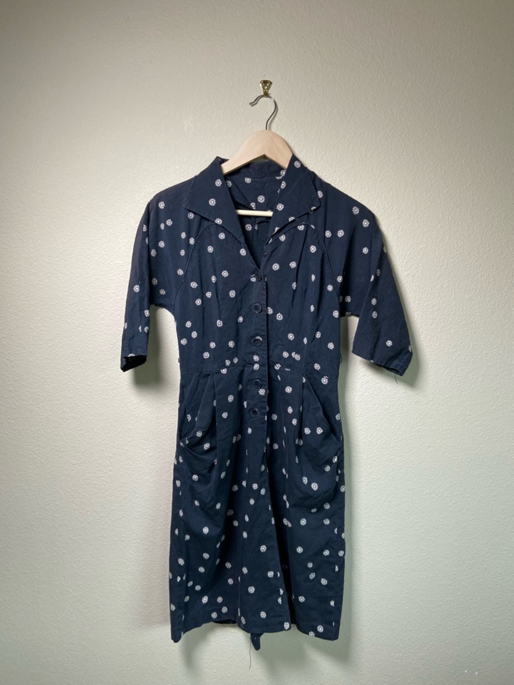 Vintage Handmade 50s Style Dress with Cowboy Details